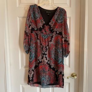 INC Paisley Dress. Size Medium.